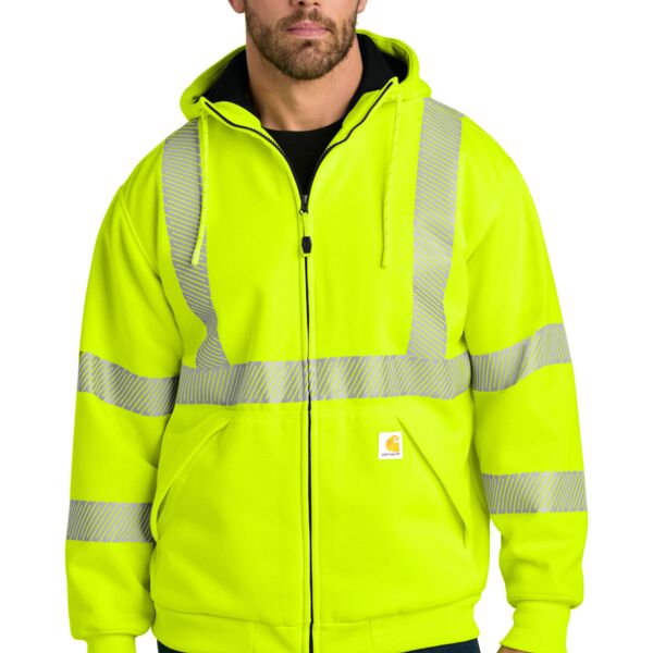 Carhartt Ansi 107 Class 3 Lined Full Zip Sweatshirt CT104988 Ansi 107 Class 3 Lined Full Zip Sweatshirt Thumbnail