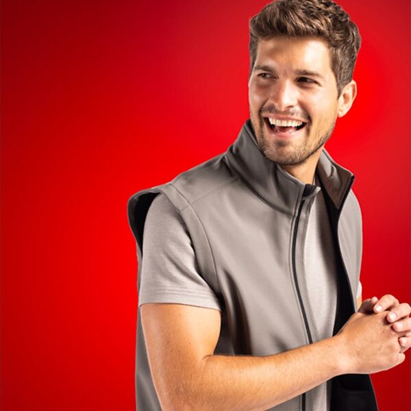 Clique Clique Tempo Eco Stretch Full Zip Mens Softshell Vest MQO00085 Clique Tempo Eco Stretch Full Zip Mens Softshell Vest Thumbnail