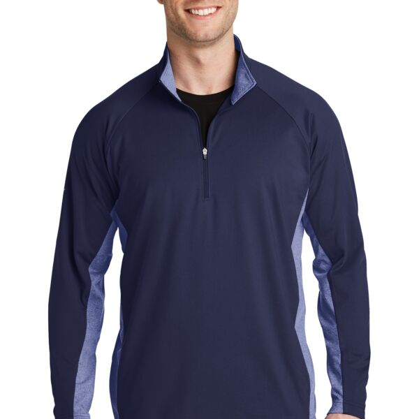 Sport Tek Sport Wick ® Stretch Contrast 1/4 Zip Pullover ST854 Sport Wick ® Stretch Contrast 1/4 Zip Pullover Thumbnail