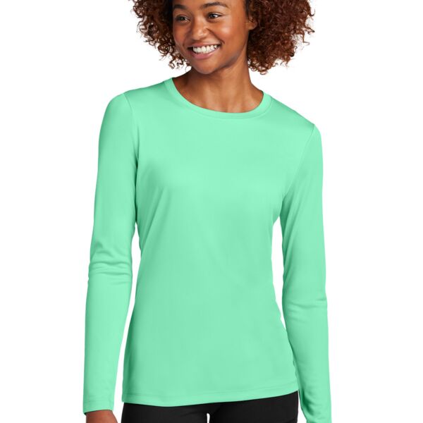 Sport Tek Ladies Posi UV ® Pro Long Sleeve LST420LS Ladies Posi UV ® Pro Long Sleeve Thumbnail